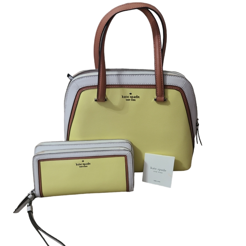 Kate Spade New York Patterson Drive Dome Satchel in Sunset Daze NWT
